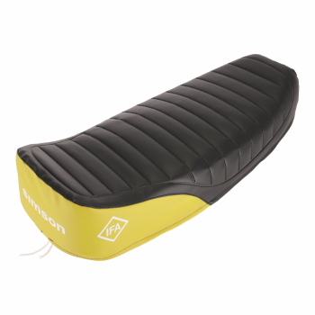 Enduro-Sitzbezug (schwarz/gelb), Simson S51E, S70E